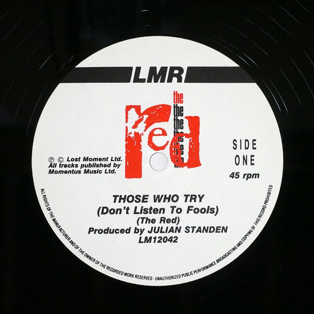 英 RED/THOSE WHO TRY/LOST MOMENT LM12042 12_画像2