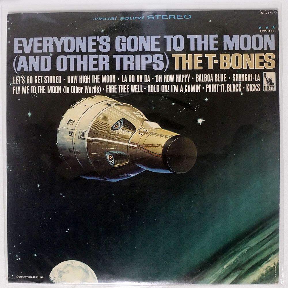 米 T-BONES/EVERYONE’S GONE TO THE MOON (AND OTHER TRIPS)/LIBERTY LST7471 LPの画像1