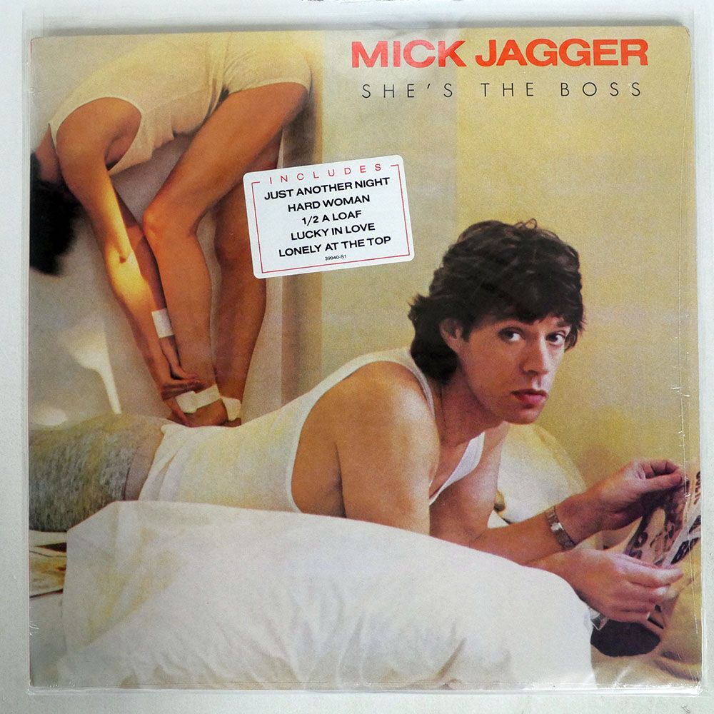 米 MICK JAGGER/SHE’S THE BOSS/COLUMBIA FC39940 LPの画像1