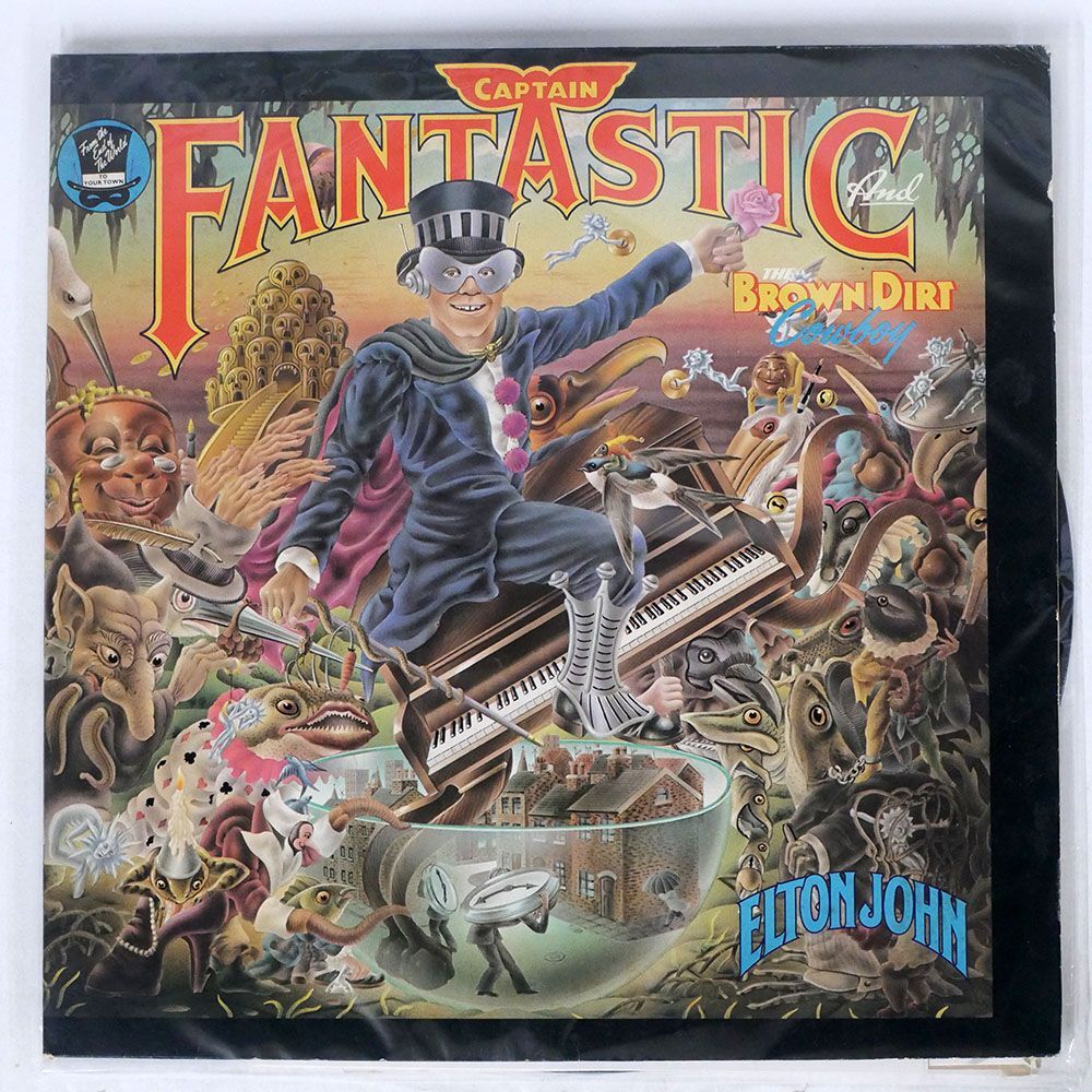 米 ELTON JOHN/CAPTAIN FANTASTIC AND THE BROWN DIRT COWBOY/MCA MCA2142 LPの画像1