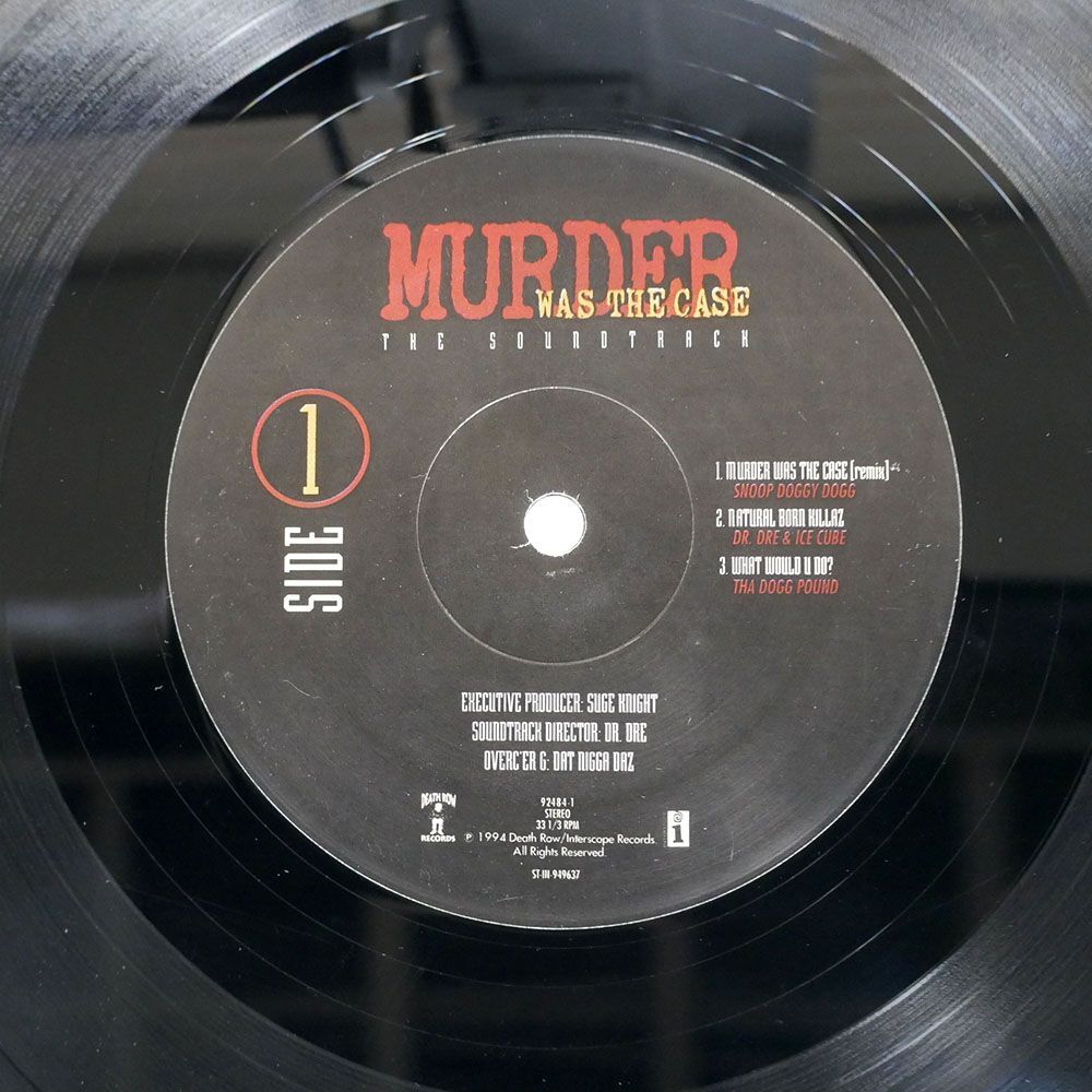 VA/MURDER WAS THE CASE (MUSIC FROM AND INSPIRED BY THE SHORT FILM "MURDER WAS THE CASE")/DEATH ROW 6544924841 LPの画像2