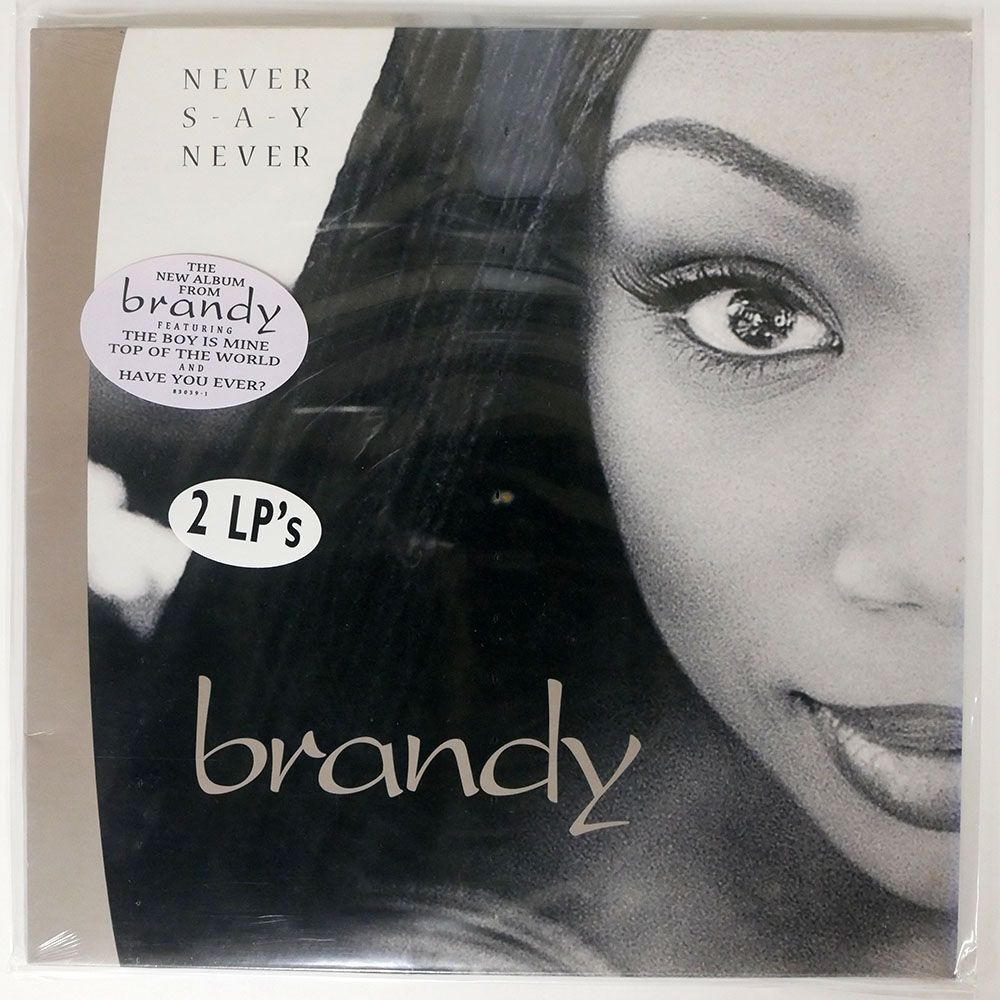 BRANDY/NEVER SAY NEVER/ATLANTIC 830391 LP_画像1