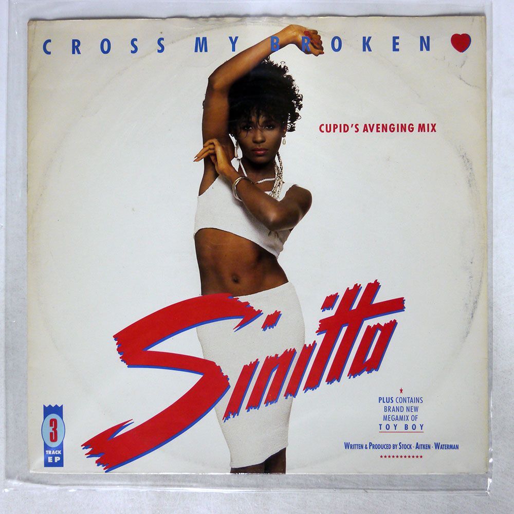 英 SINITTA/CROSS MY BROKEN HEART/FANFARE 12FAN15 12_画像1