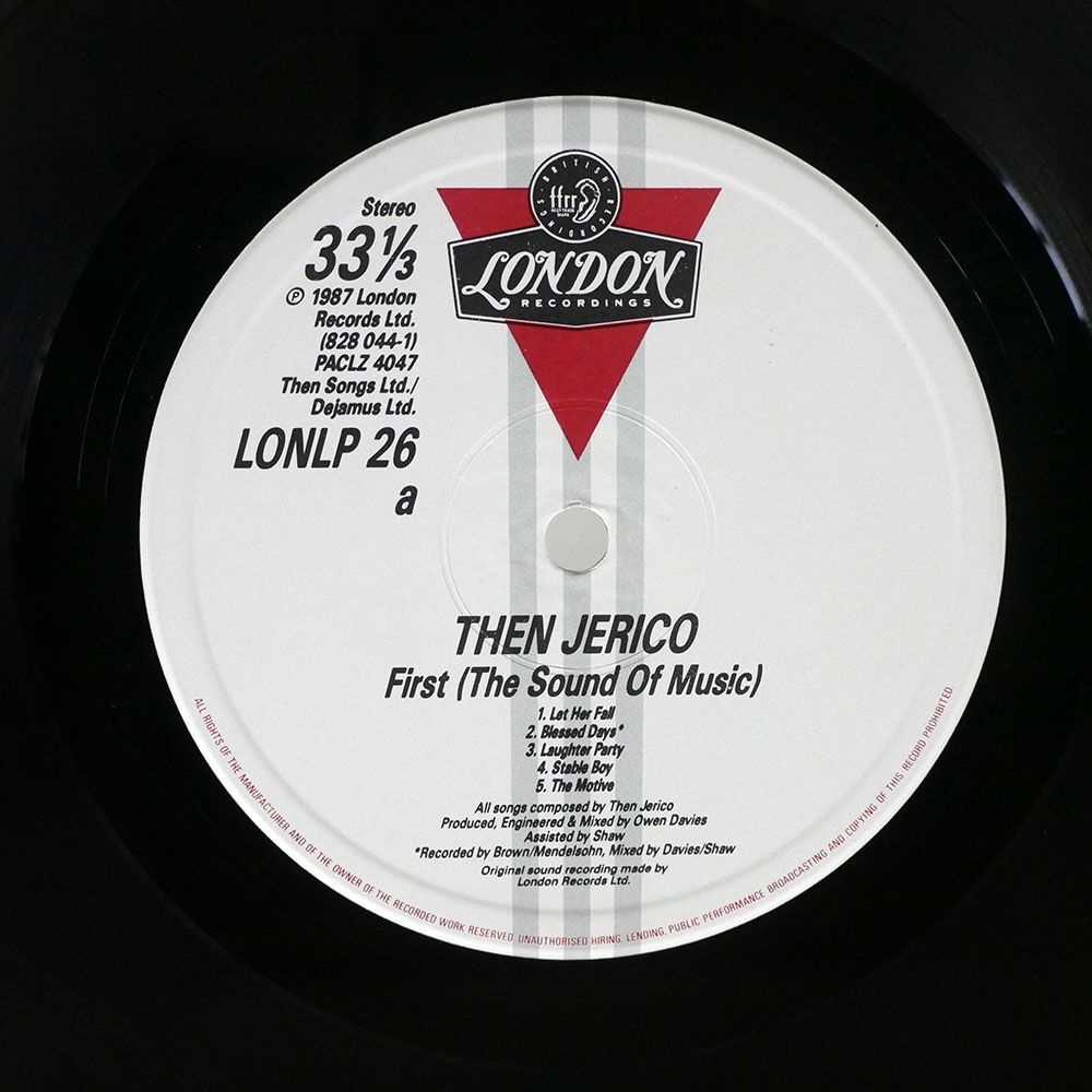 THEN JERICO/FIRST (THE SOUND OF MUSIC)/LONDON LONLP26 LP_画像2