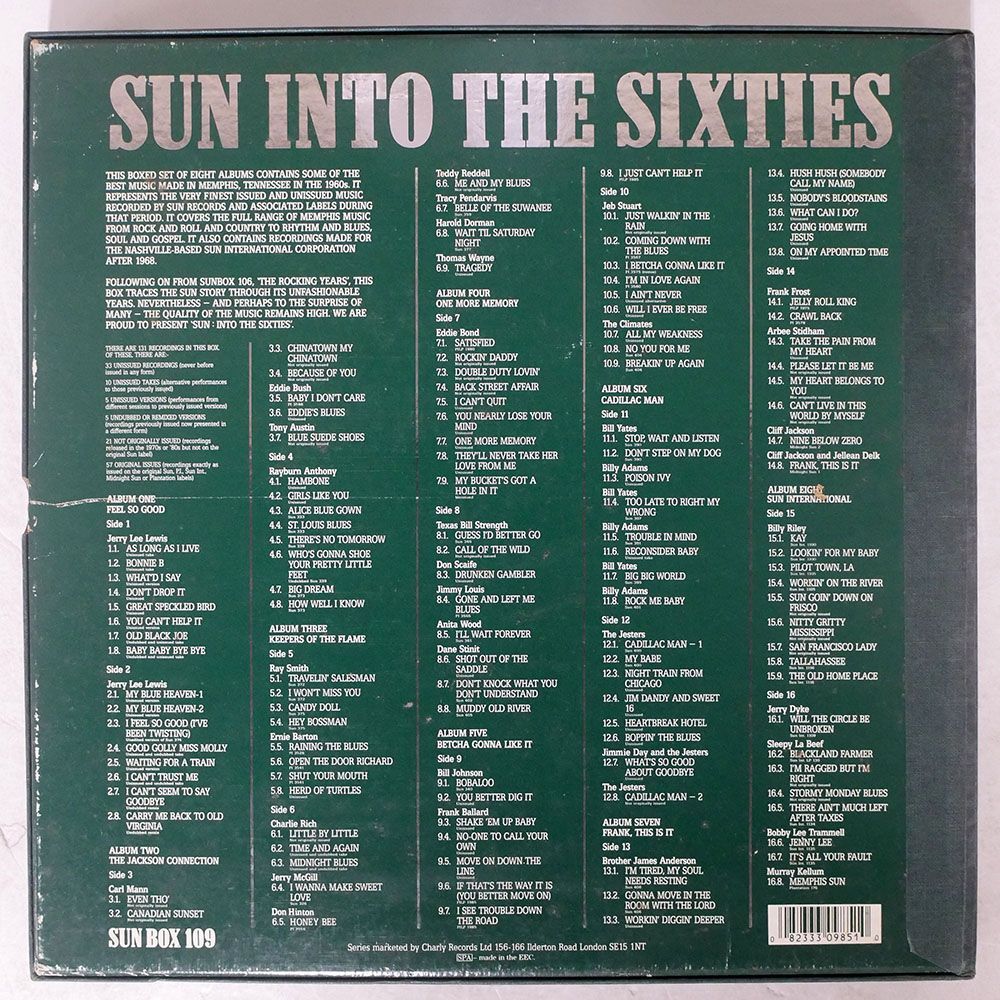 VA/SUN RECORDS INTO THE 60’S/SUN SUNBOX109 LPの画像2