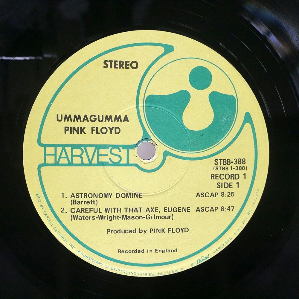 PINK FLOYD/UMMAGUMMA/HARVEST STBB388 LPの画像2