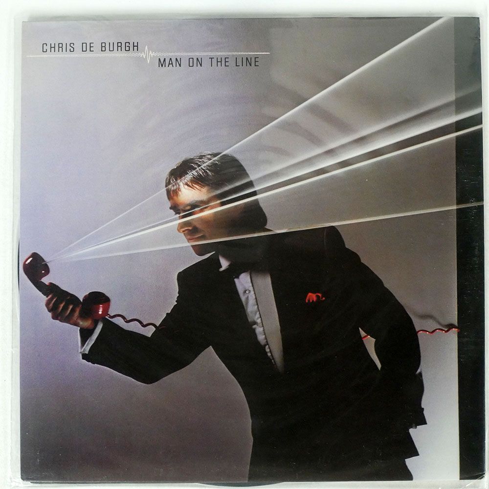 CHRIS DE BURGH/MAN ON THE LINE/A&M AMLX65002 LPの画像1