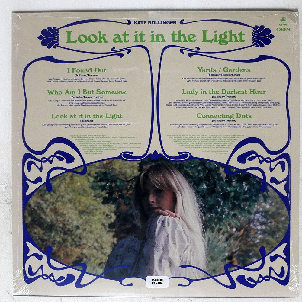 KATE BOLLINGER/LOOK AT IT IN THE LIGHT/GHOSTLY INTERNATIONAL GI402 12の画像2