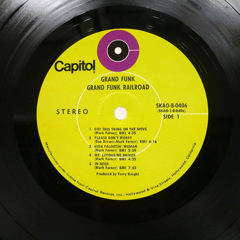 GRAND FUNK RAILROAD/GRAND FUNK/CAPITOL SKAO406 LPの画像2