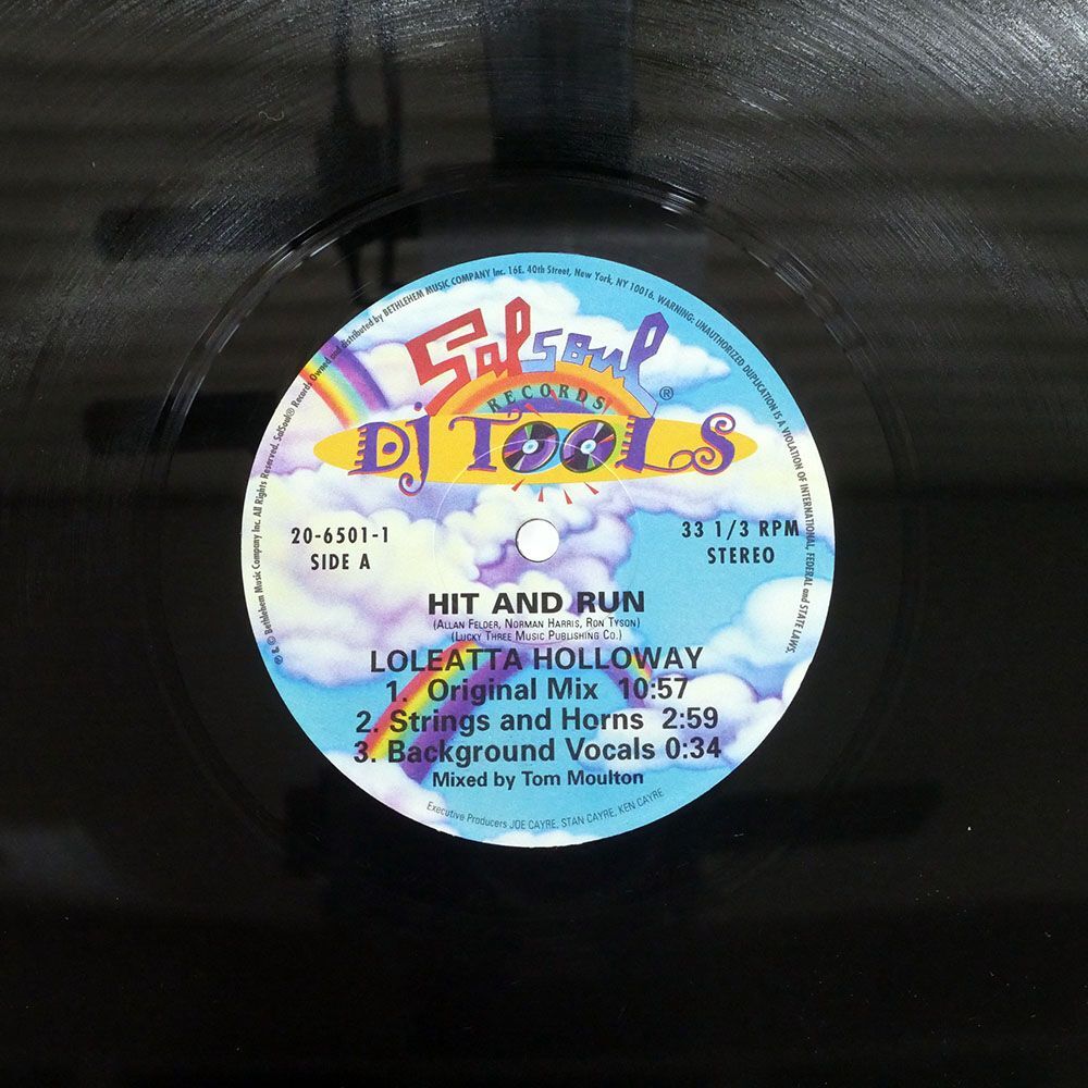 LOLEATTA HOLLOWAY/HIT AND RUN (DJ TOOLS)/SALSOUL 2065011 12の画像2