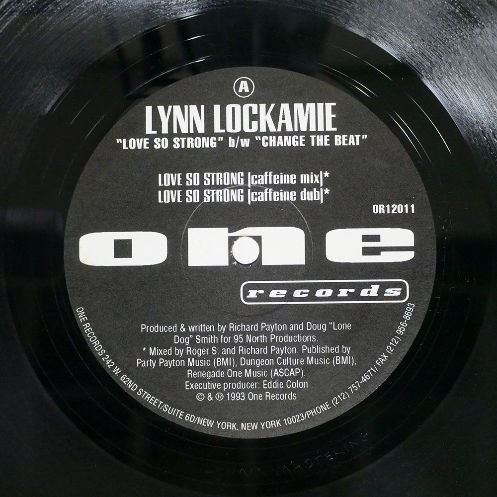 LYNN LOCKAMY/LOVE SO STRONG CHANGE THE BEAT/ONE OR12011 12の画像1