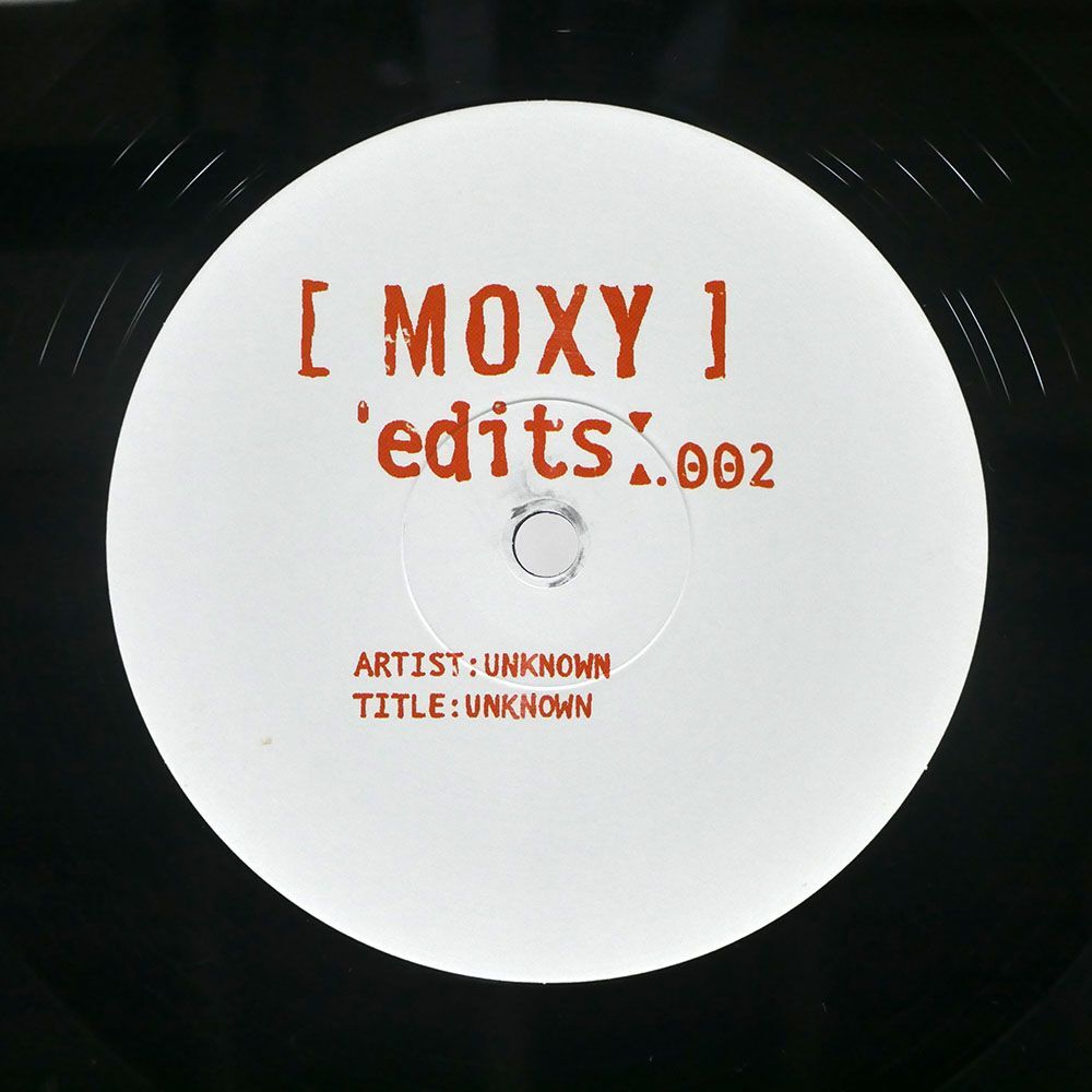 英 UNKNOWN ARTIST/MOXY EDITS 002/MOXY MUZIK EDITS MYEDITS002 12_画像1