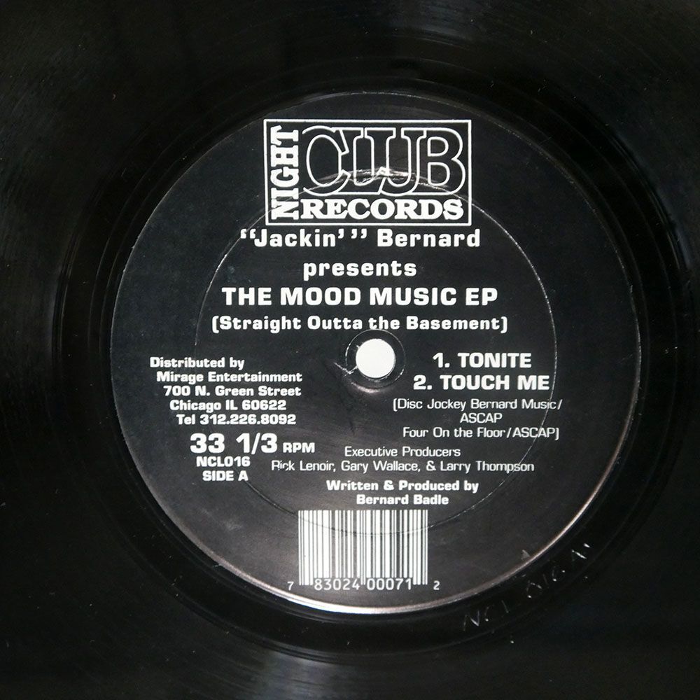 BERNARD BADIE/MOOD MUSIC EP (STRAIGHT OUTTA THE BASEMENT)/NIGHTCLUB NCL016 12の画像1