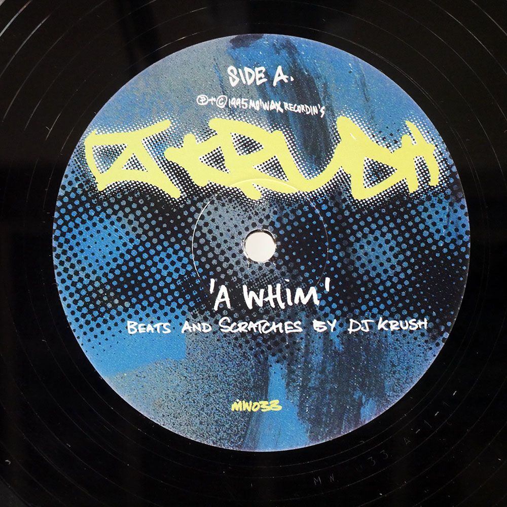 英 DJ KRUSH/A WHIM / 89.9 MEGAMIX + BONUS BEATS/MO WAX MW033 12の画像2