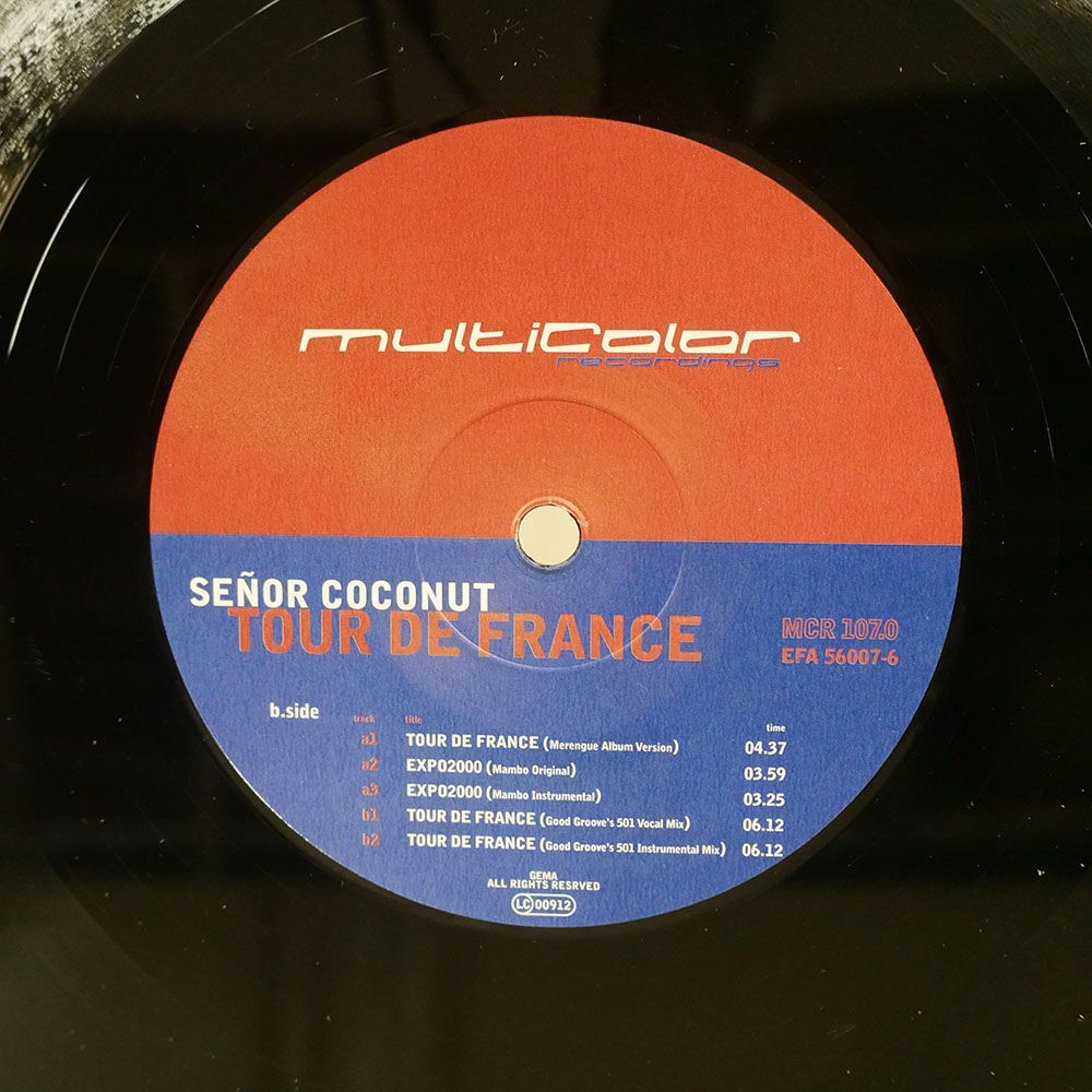 独 SENOR COCONUT Y SU CONJUNTO/TOUR DE FRANCE/MULTICOLOR RECORDINGS MCR1070 12_画像2