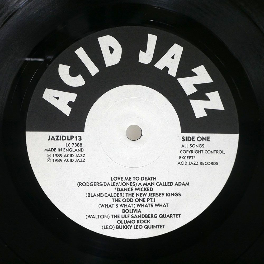 VARIOUS/TOTALLY WIRED A COLLECTION FROM ACID JAZZ RECORDS/ACID JAZZ JAZID LP 13 LPの画像2