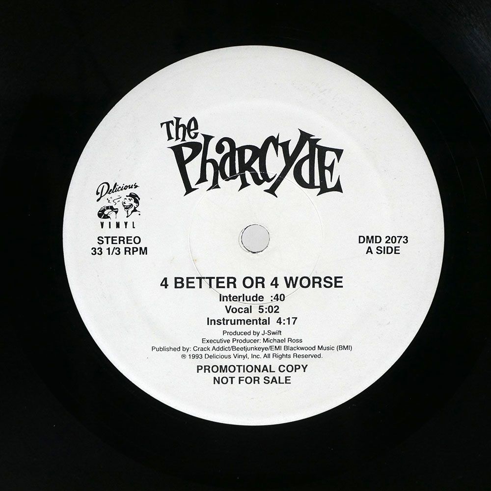  rice PHARCYDE/4 BETTER OR 4 WORSE/DELICIOUS VINYL DMD2073 12