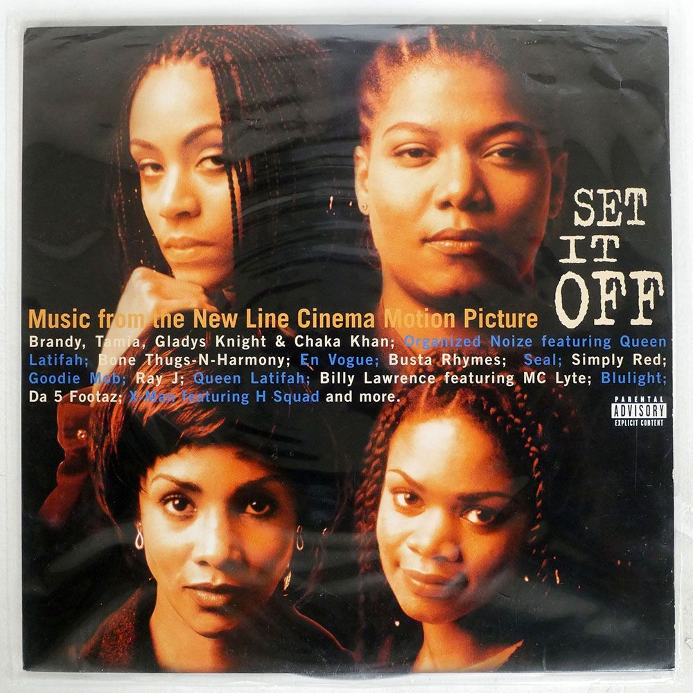 VA/SET IT OFF (MUSIC FROM THE NEW LINE CINEMA MOTION PICTURE)/EASTWEST 619511 LP_画像1