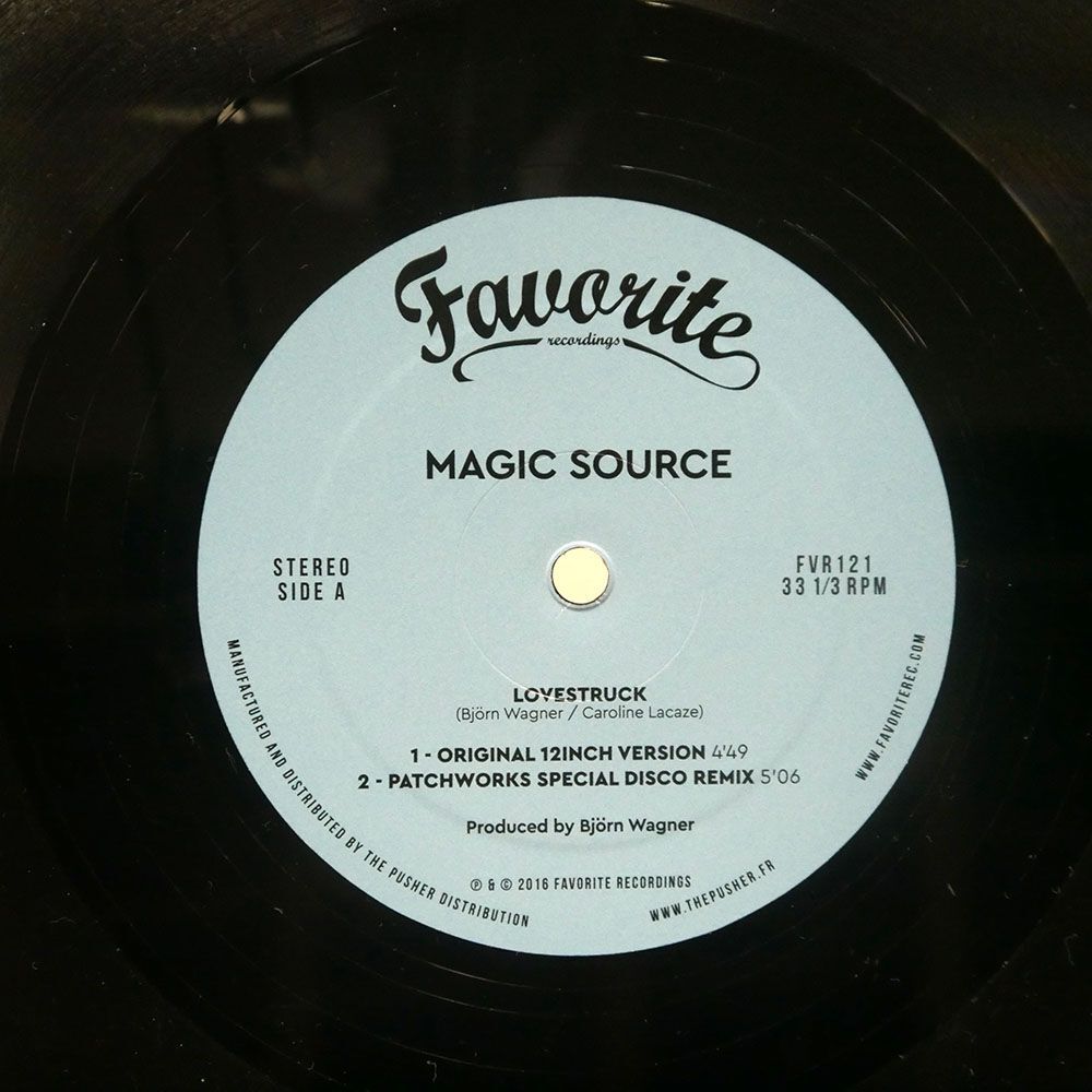 MAGIC SOURCE/LOVESTRUCK EP/FAVORITE RECORDINGS FVR121 12の画像2
