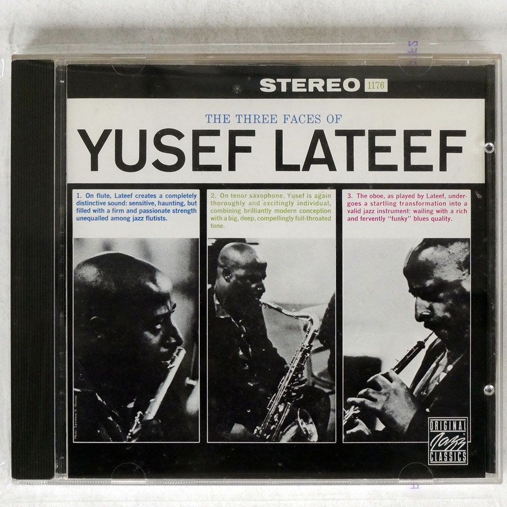 YUSEF LATEEF/THREE FACES OF/ORIGINAL JAZZ CLASSICS 00025218675925 CD □の画像1