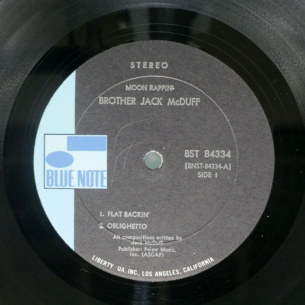 BROTHER JACK MCDUFF/MOON RAPPIN’/BLUE NOTE BST84334 LP_画像2