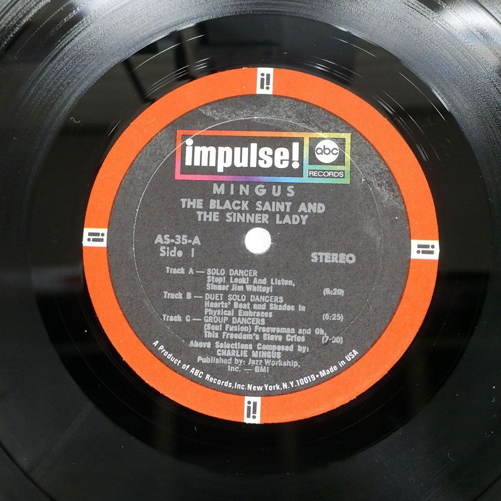CHARLES MINGUS/BLACK SAINT AND THE SINNER LADY/IMPULSE AS35 LPの画像3
