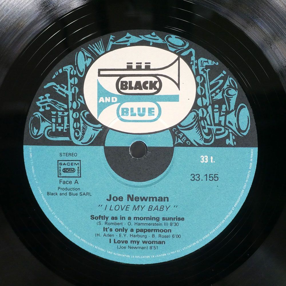 JOE NEWMAN/I LOVE MY BABY/BLACK AND BLUE 33155 LPの画像2