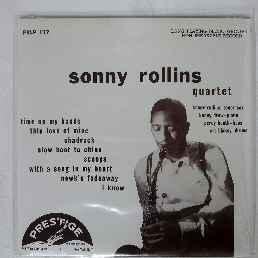 SONNY ROLLINS QUARTET/SAME/PRESTIGE PRLP137 10の画像1