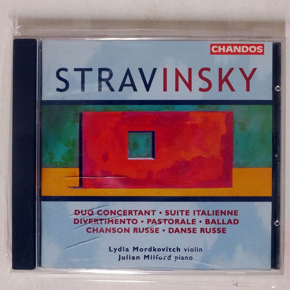 LYDIA MORDKOVITCH/STRAVINSKY: WORKS FOR VIOLIN AND PIANO/CHANDOS CHAN 9756 CD □_画像1