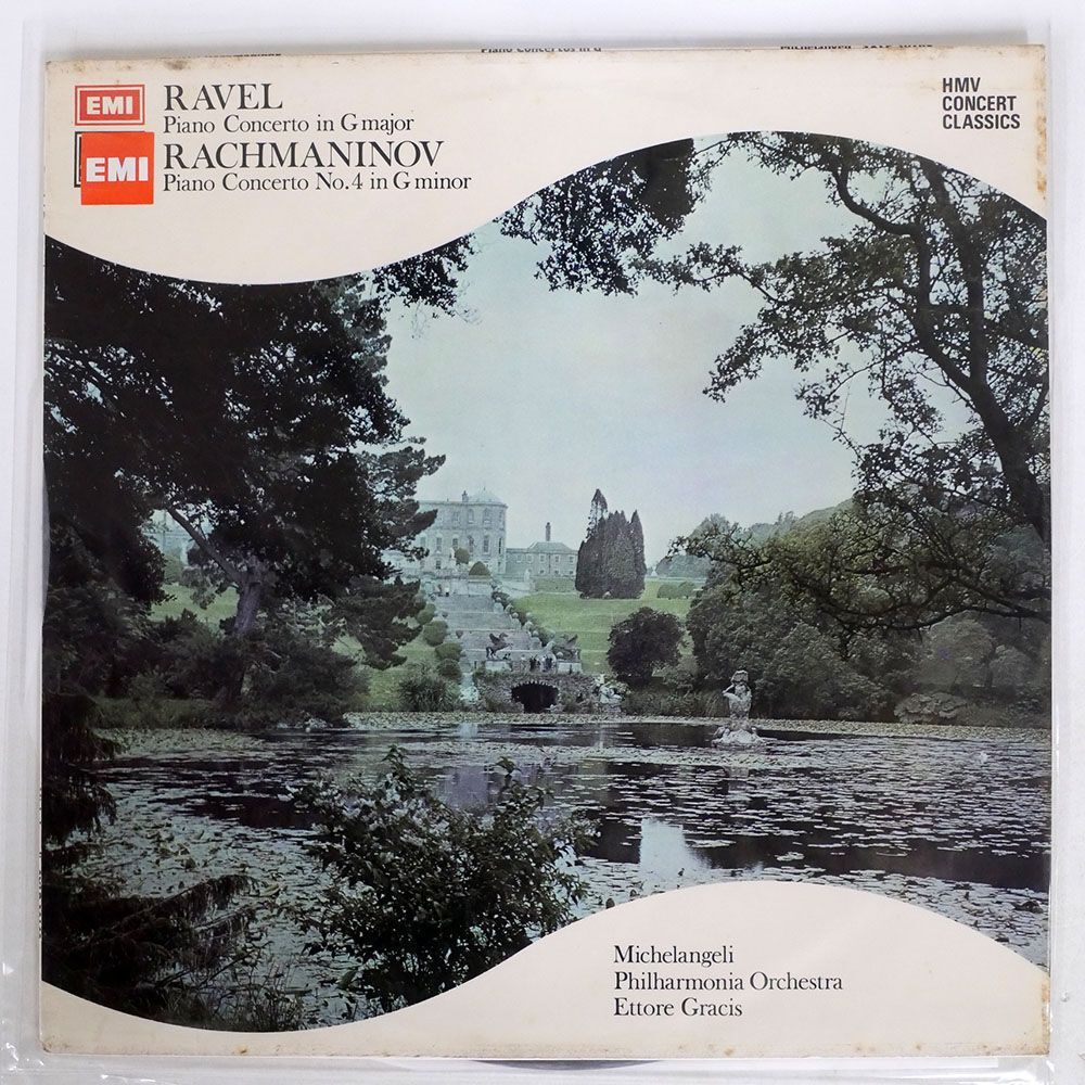 英 MICHELANGELI/RAVEL PIANO CONCERTO IN G-MAJOR, RACHMANINOV PIANO CONCERTO NO. 4 IN G-MINOR/HIS MASTER’S VOICE SXLP30169 LPの画像1