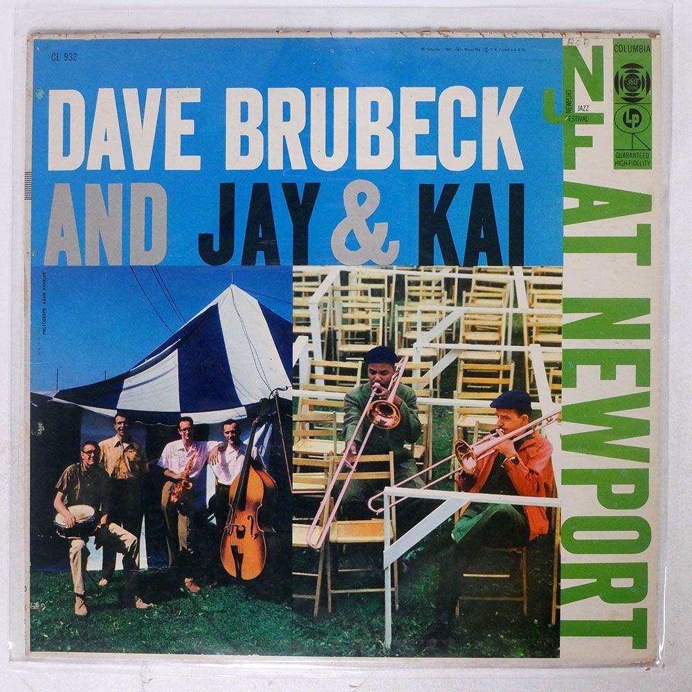 DAVE BRUBECK/AT NEWPORT/COLUMBIA CL932 LPの画像1