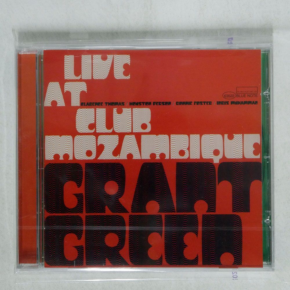 нераспечатанный GRANT GREEN/LIVE AT CLUB MOZAMBIQUE/BLUE NOTE 0946 3 63522 2 0 CD *