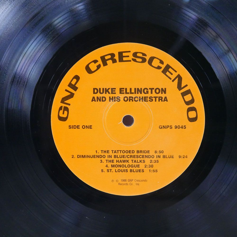 米 DUKE ELLINGTON/1953 PASADENA CONCERT/GNP CRESCENDO GNP9045 LP_画像2