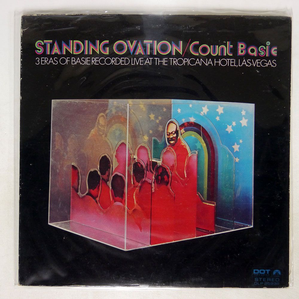 米 COUNT BASIE/STANDING OVATION/DOT DLP25938 LPの画像1