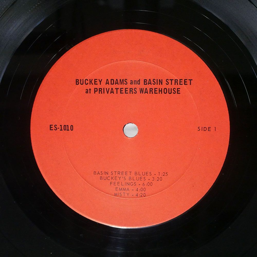 BUCKY ADAMS/AND BASIN STREET AT PRIVATEERS’ WAREHOUSE/SOLAR SOUND PRODUCTIONS ES1010 LPの画像2