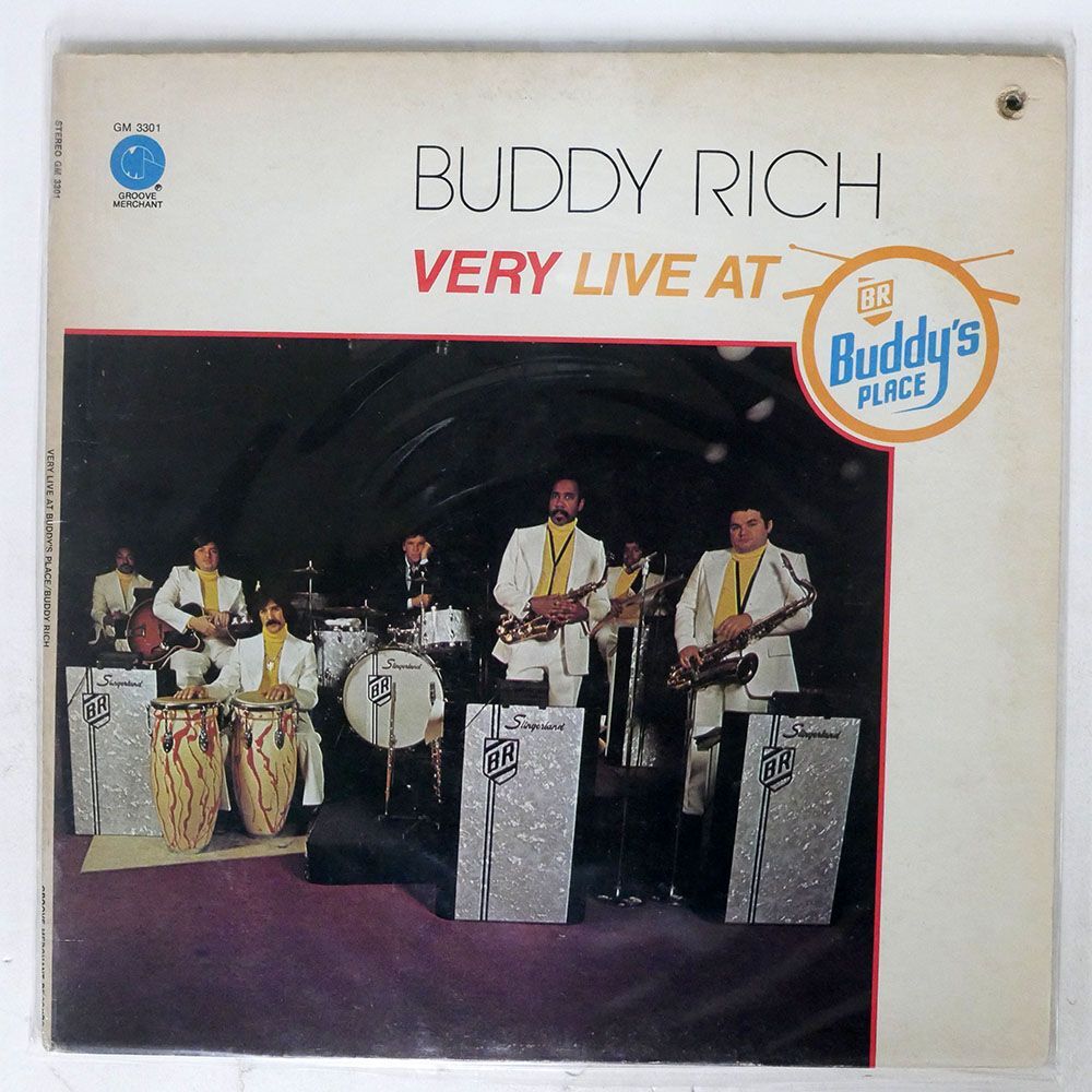 BUDDY RICH/VERY LIVE AT BUDDY’S PLACE/GROOVE MERCHANT GM3301 LPの画像1