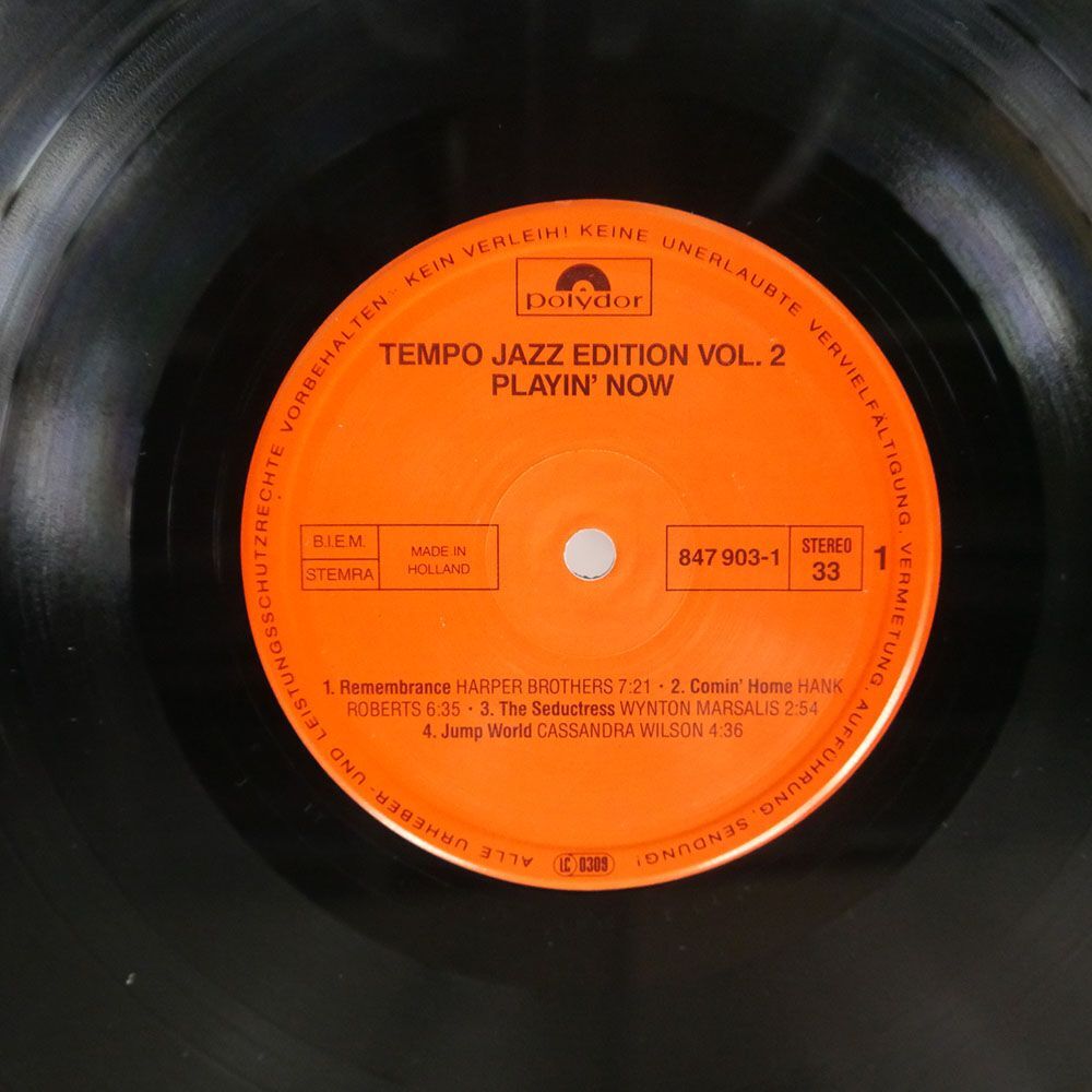 VA/TEMPO JAZZ EDITION VOL 2 (PLAYIN’ NOW)/POLYDOR 8479031 LPの画像2