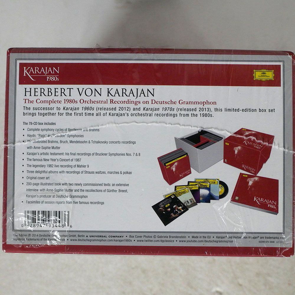 KARAJAN/COMPLETE 1980S ORCHESTRAL RECORDINGS/DG 002894793448 CDの画像2