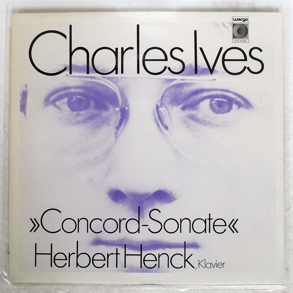 CHARLES IVES/CONCORD-SONATE/WERGO WER60080 LPの画像1