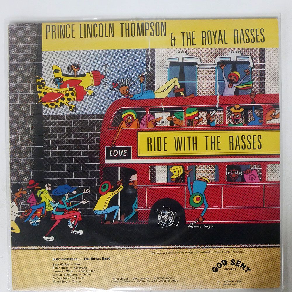 PRINCE LINCOLN THOMPSON/RIDE WITH THE RASSES/VISTA SOUNDS GSLP100 LPの画像1