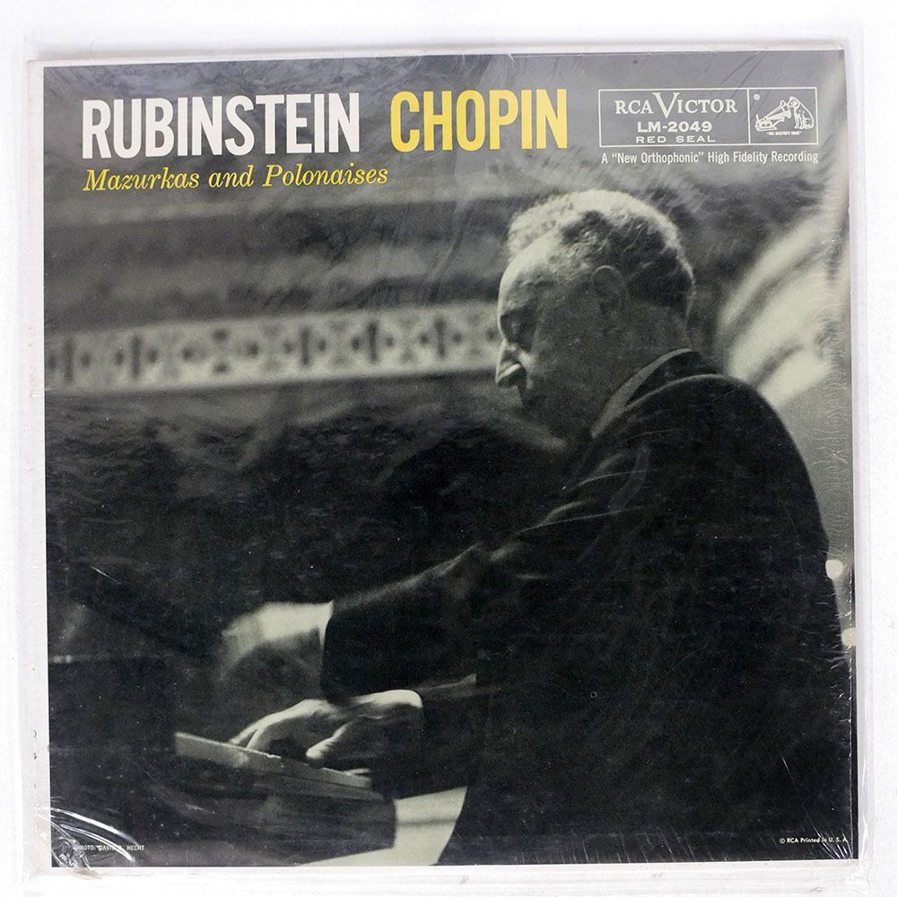 米 RUBINSTEIN/CHOPIN: MAZURKAS AND POLONAISES/RCA VICTOR RED SEAL LM2049 LPの画像1