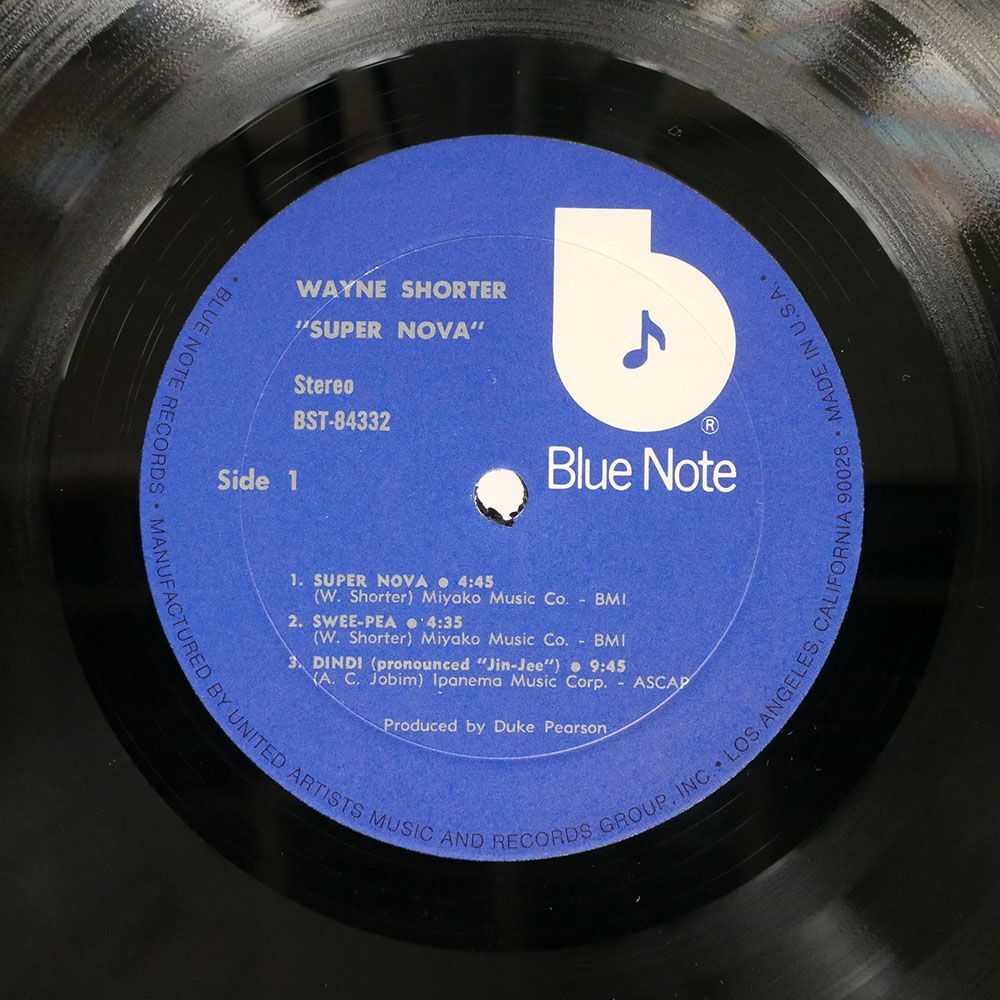 米 WAYNE SHORTER/SUPER NOVA/BLUE NOTE BST84332 LPの画像2