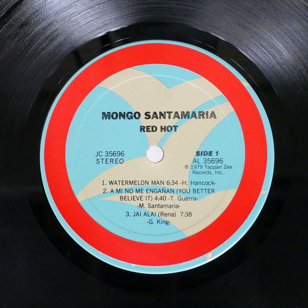米 MONGO SANTAMARIA/RED HOT/TAPPAN ZEE AL35696 LPの画像2