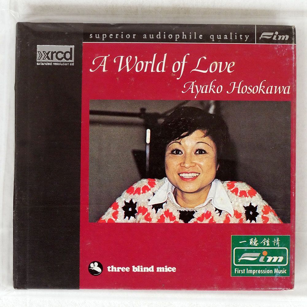 AYAKO HOSOKAWA/A WORLD OF LOVE/FIRST IMPRESSION FIMCD011 CD *