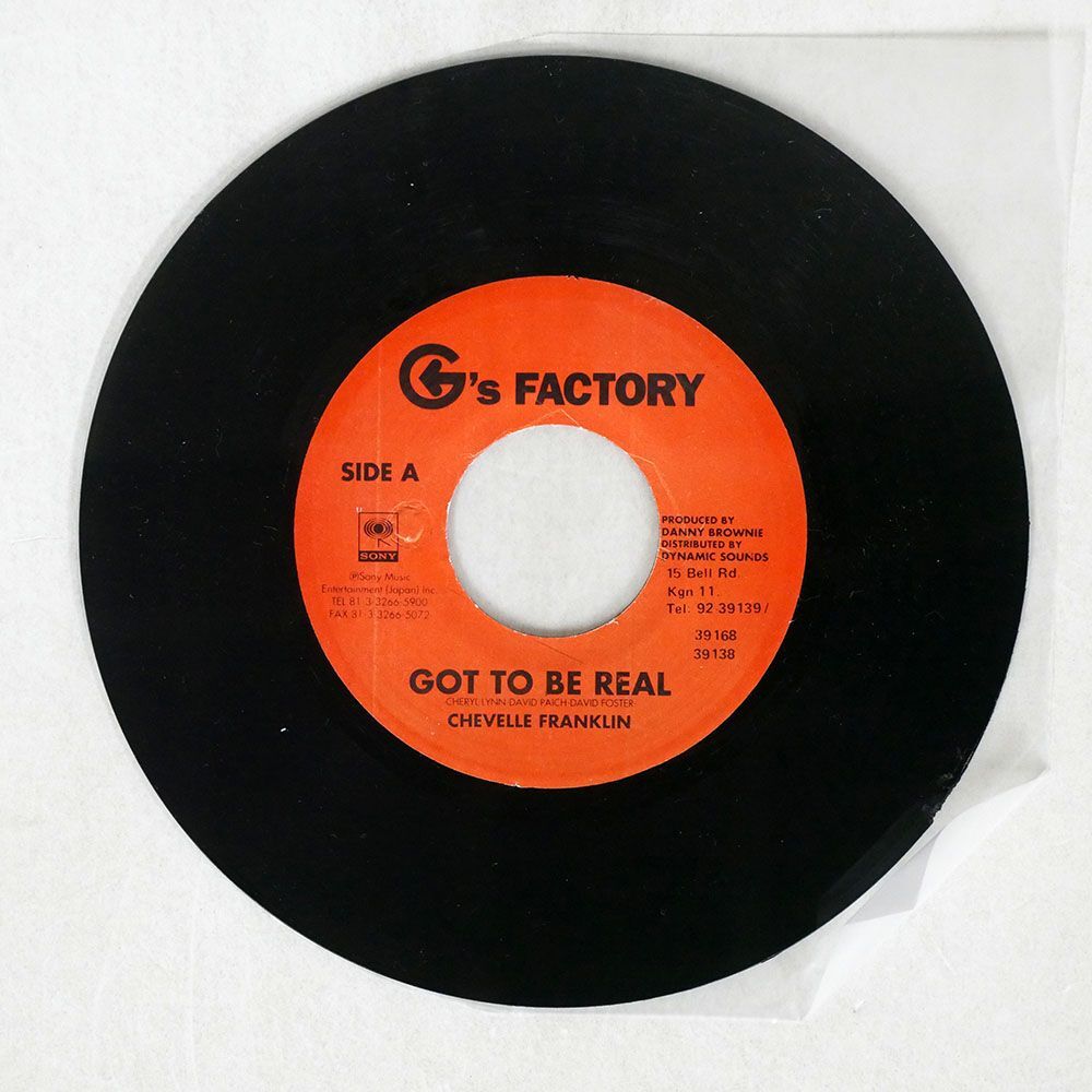 CHEVELLE FRANKLYN/GOT TO BE3 REAL/G’S FACTORY NONE 7 □の画像1