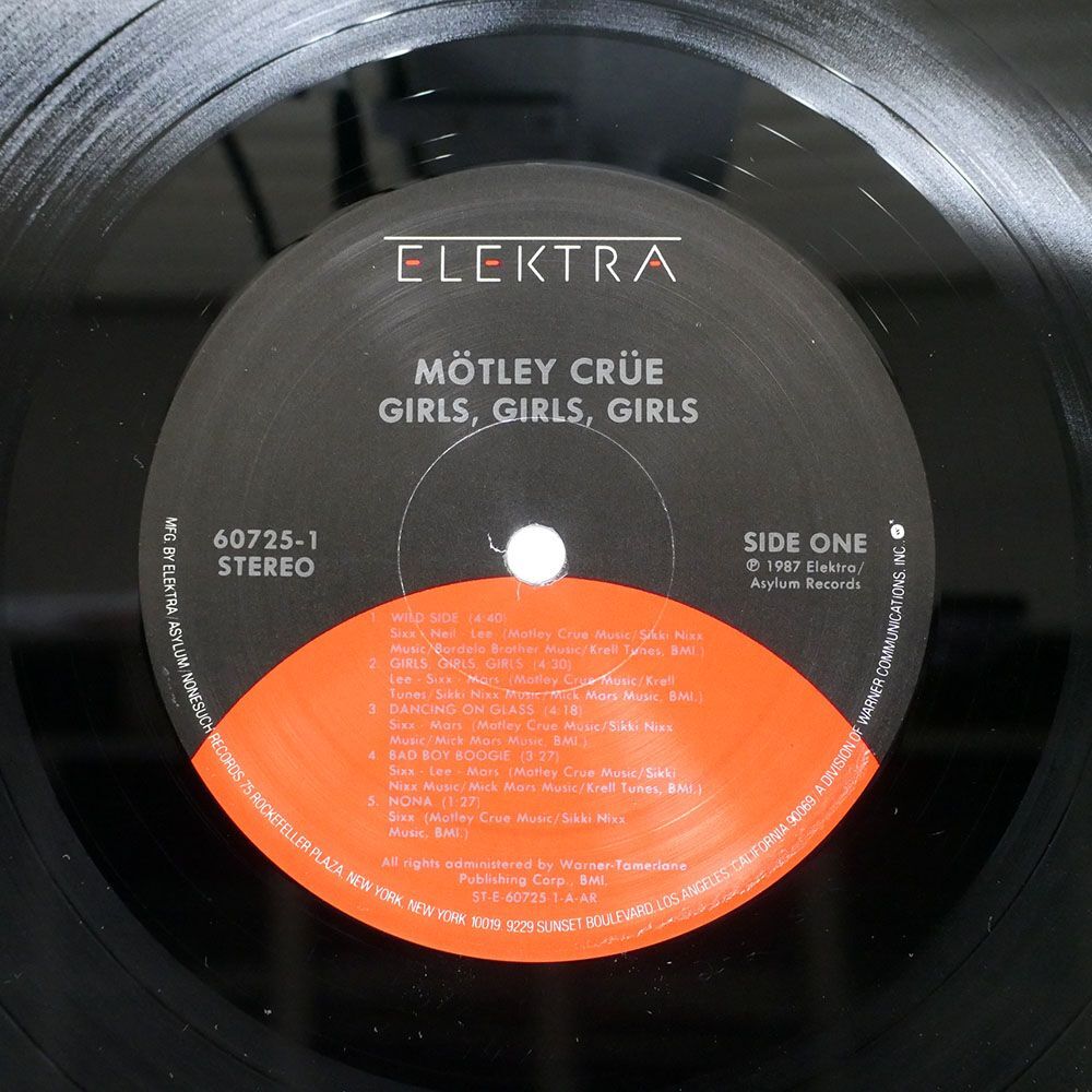 米 MOTLEY CRUE/GIRLS! GIRLS! GIRLS!/ELEKTRA 607251 LP_画像2