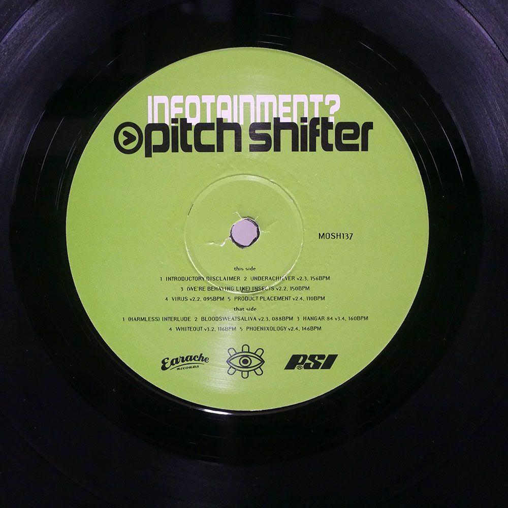 英 PITCHSHIFTER/INFOTAINMENT?/EARACHE MOSH137 LP_画像2