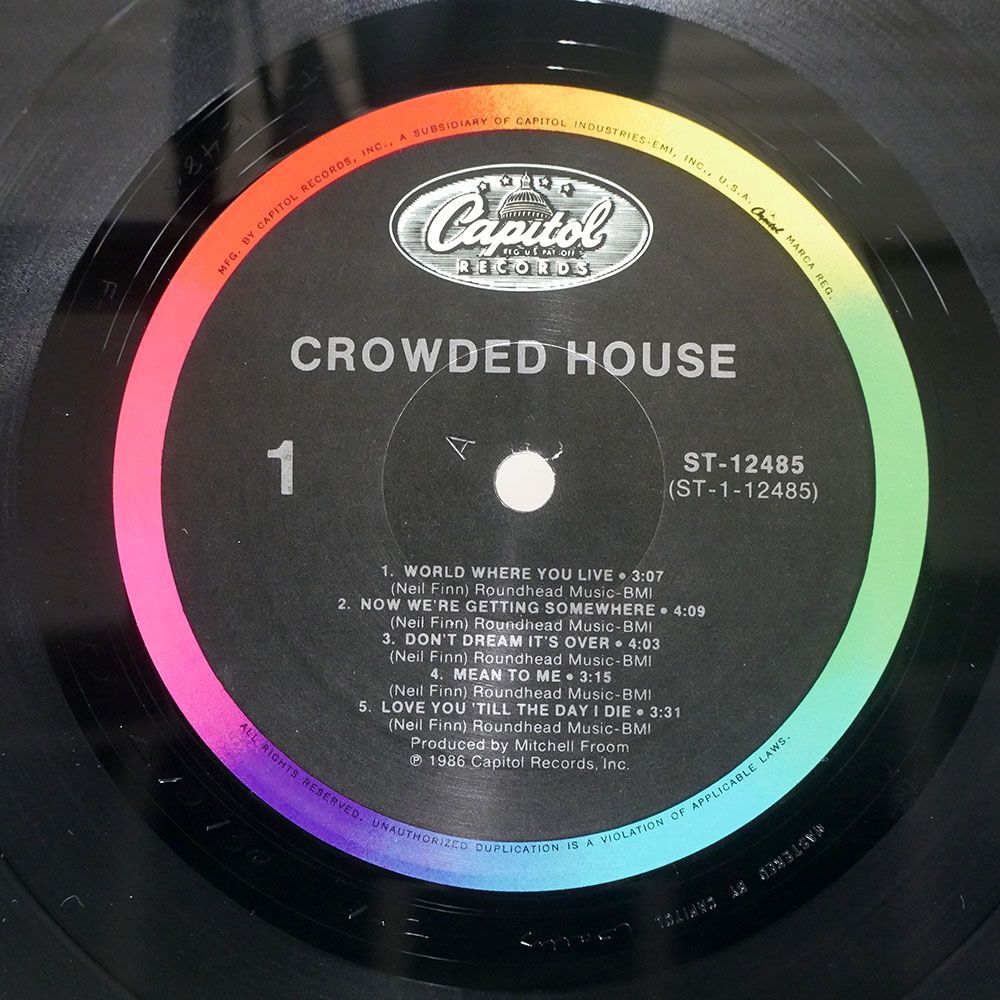 米 CROWDED HOUSE/SAME/CAPITOL ST12485 LP