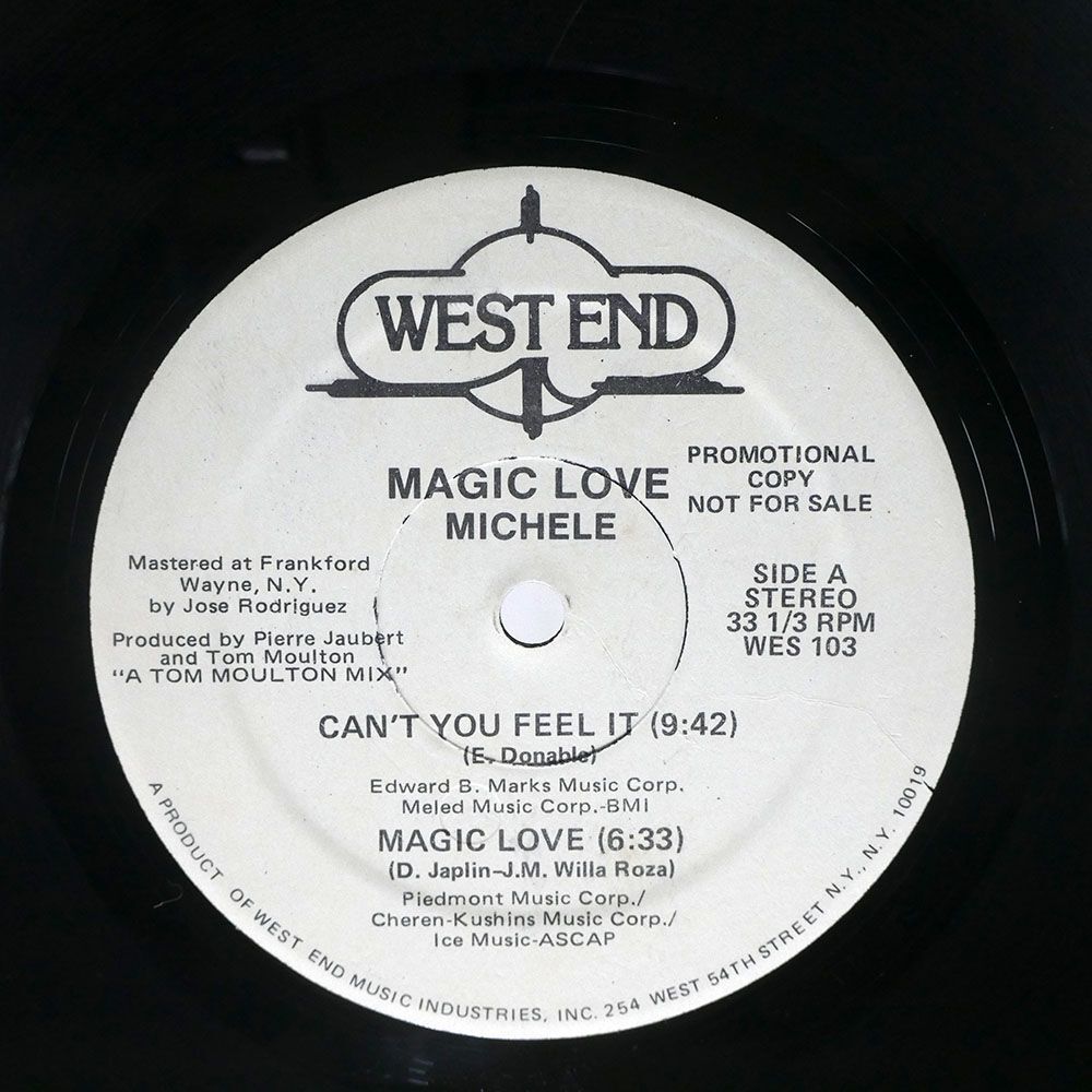 米 MICHELE/MAGIC LOVE/WEST END WES103 LP_画像2