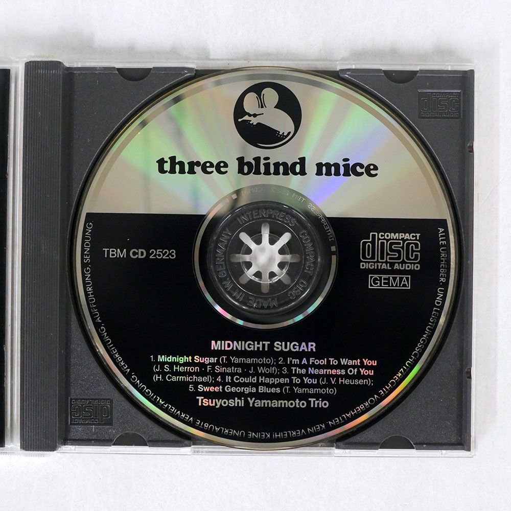 TSUYOSHI YAMAMOTO TRIO/MIDNIGHT SUGAR/THREE BLIND MICE TBM CD 2523 CD *